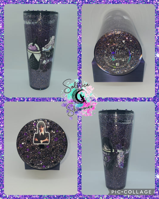 22oz Wednesday Fav Drinks Acrylic Tumbler